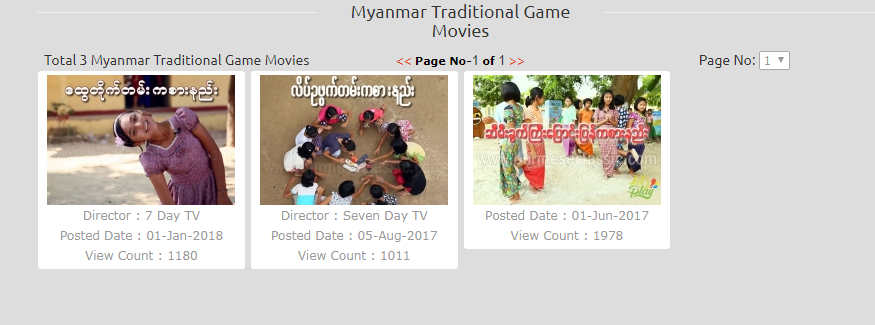 BURMESE VIDEO DIRECTORY FOR BURMESE MOVIE FANS'' | Myanmar Tech Press